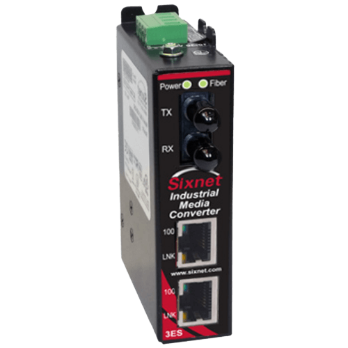 Red Lion Industrial Ethernet Media Converter, SLX-3ES